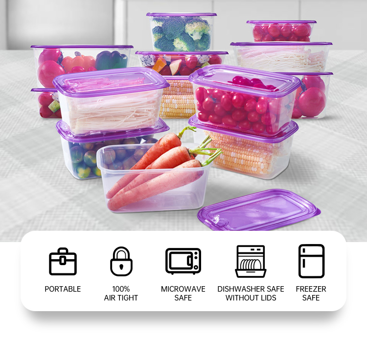 Kitchen Refrigerator Crisper, Bpa-free, Microwave Heat-resistant Plastic  Lunch Box, Plastic Pantry Storage Box For Cereals, Flour And Sugar, Comes  With Blackboard Paper + 1 White Pen + Spoon, Kitchen Supplies - Temu