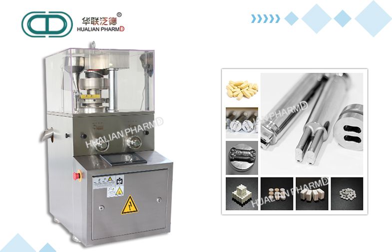 Food , Chemical, Automatic Tablet Press Machine / Rotary Tablet Press