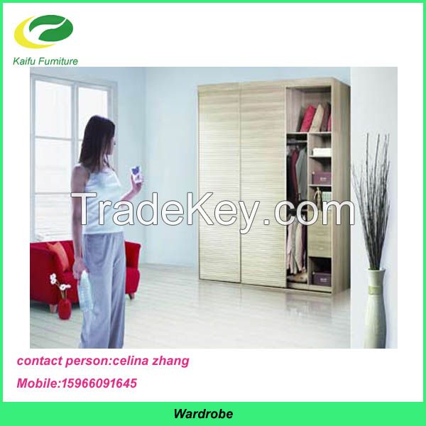 chinese cheap bedroom furniture 2 door wardrobe