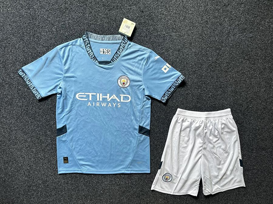 2024/2025 Kid Soccer kits Man City Soccer Jersey Soccer t-Shirt Football kits Football Jersey Retro Jersey Player version jersey Soccer jacket Football Tracksuit