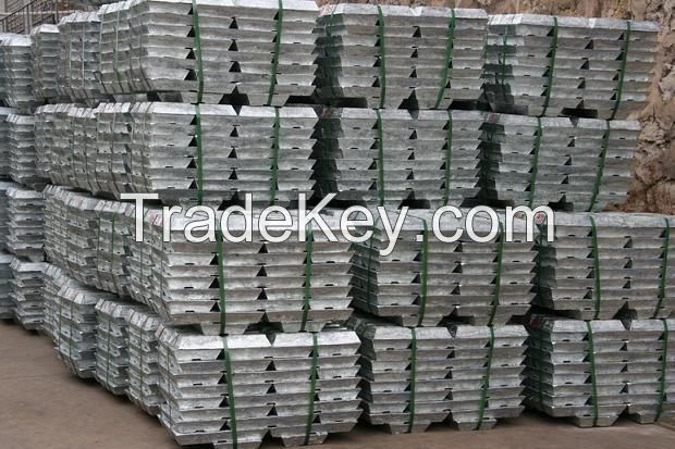 zinc ingots 99.995%