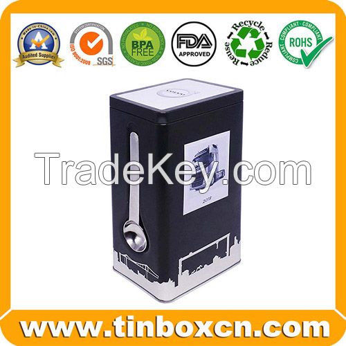 Coffee tin, Coffee box, Coffee Can, Food tin box, tin packaging