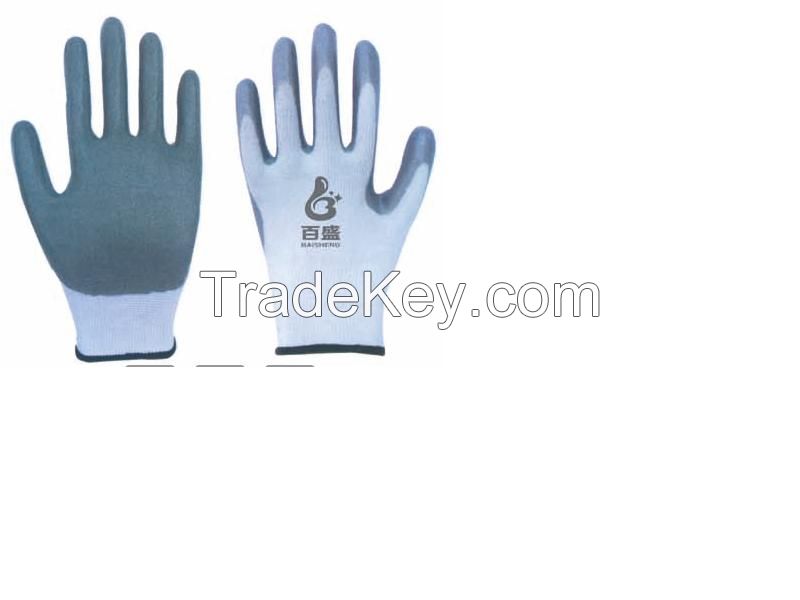 13G polyester glove with Nitrile foam