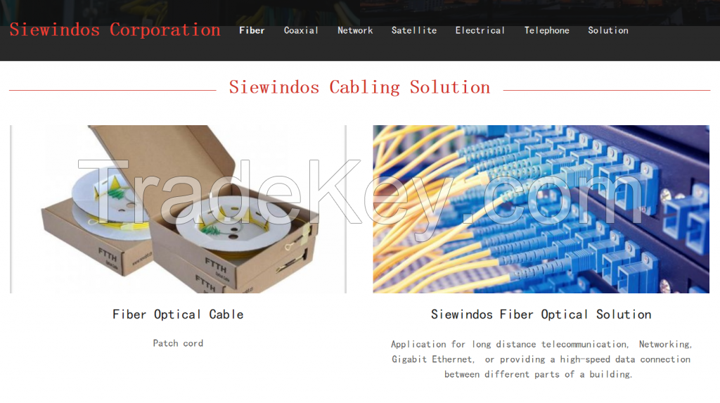 Fiber Optic SC Connector Kit, duplex, 50/125, for 3.0 mm cable