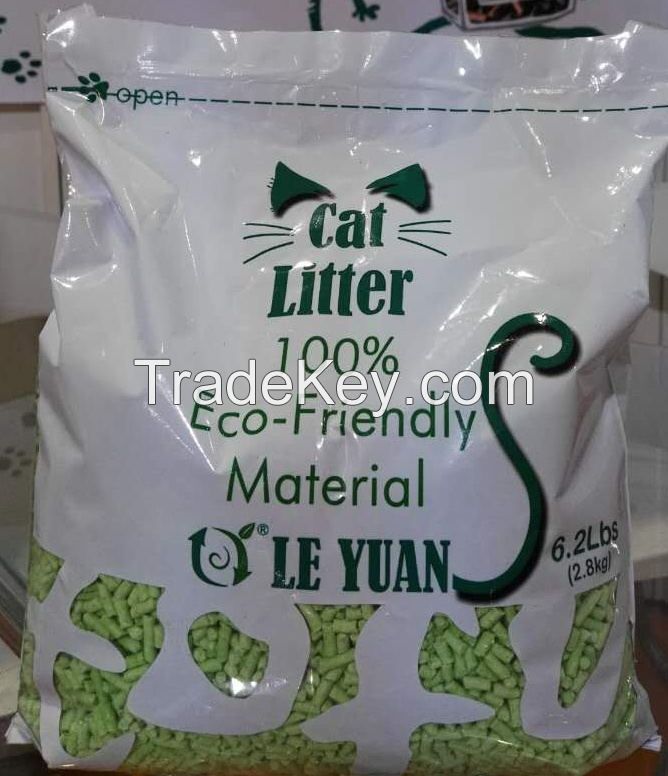 Wholesale natural clumping pure plant tofu cat litter