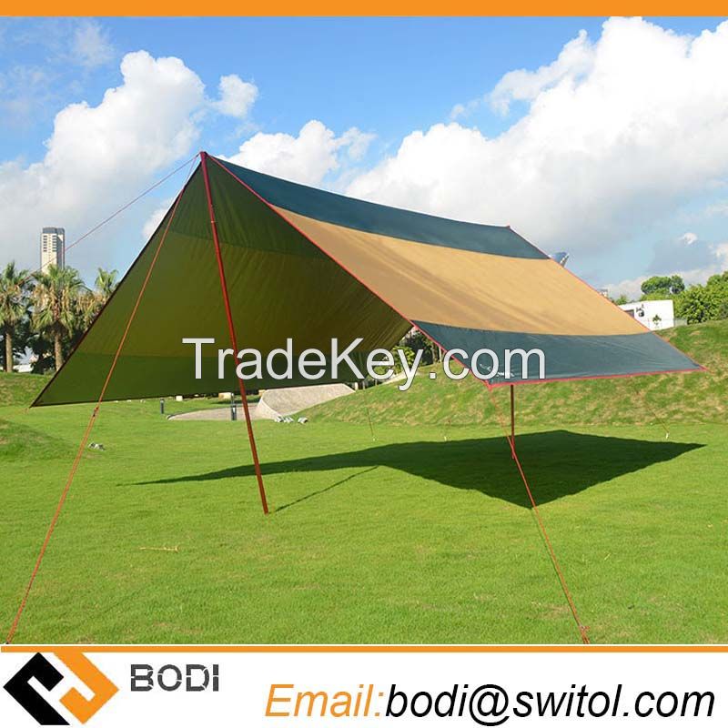 Outdoor folding camping sun shelter waterproof bell tent awning shade