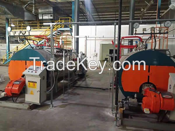 500kg 1000kg 1500kg 2000kg Small dual fuel fired steam boilers price for hotel, Hospital, laundry