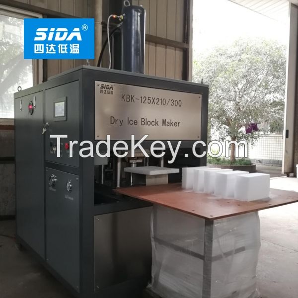Sida medium dry ice block making machine 300-400kg/h