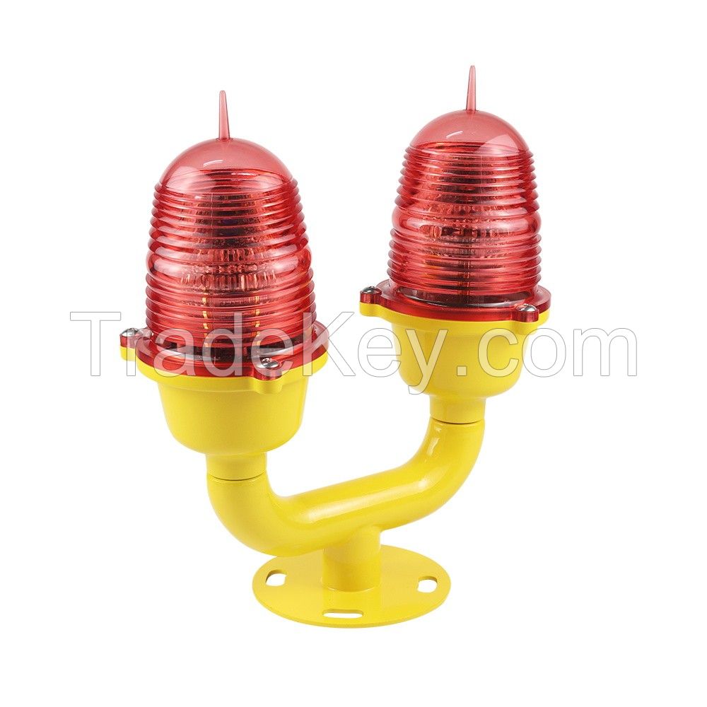 Shock resistant Signal tower double Aeronautical  aviation obstruction light / Aeronautical  aviation obstacle light / aircraft warning light on towers