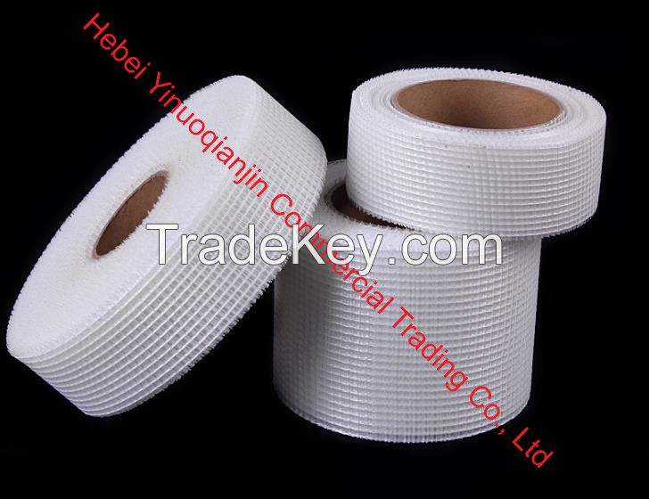 Self adhesive fiberglass mesh tape