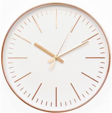 12 inch rose gold promotion clock