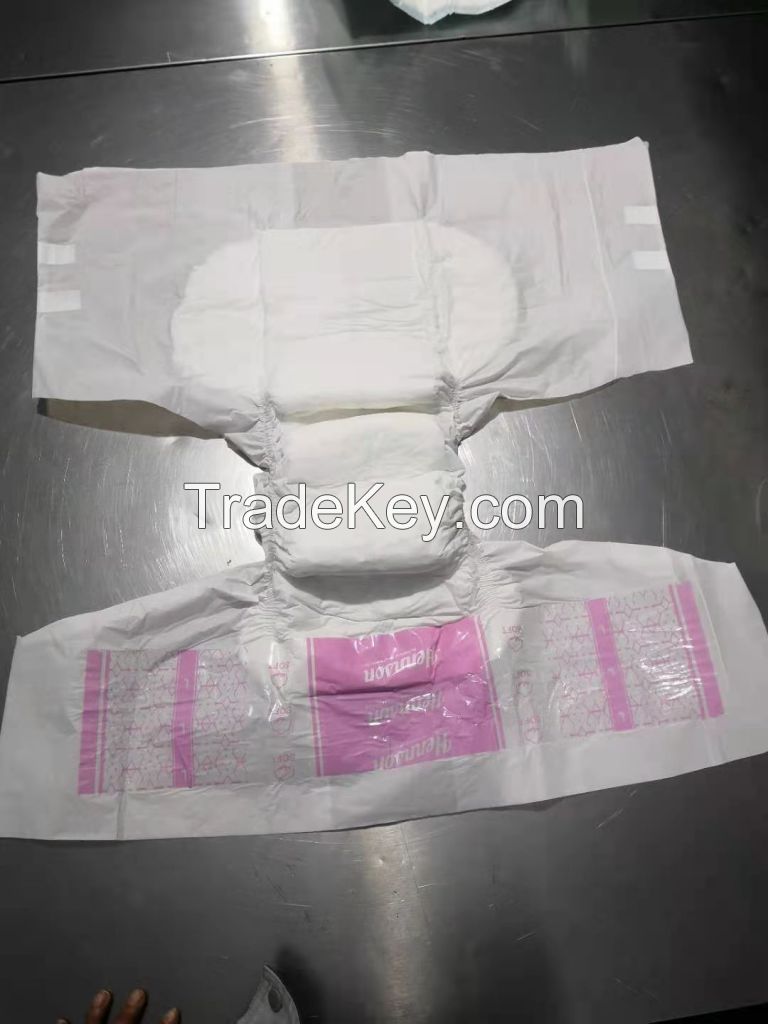 Breathable adult diaper