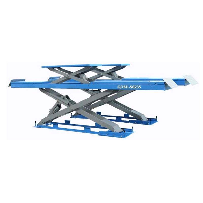 IN-GROUND DOUBLE LEVEL SCISSOR LIFT FOR FOUR WHEEL ALIGNMENT S8235