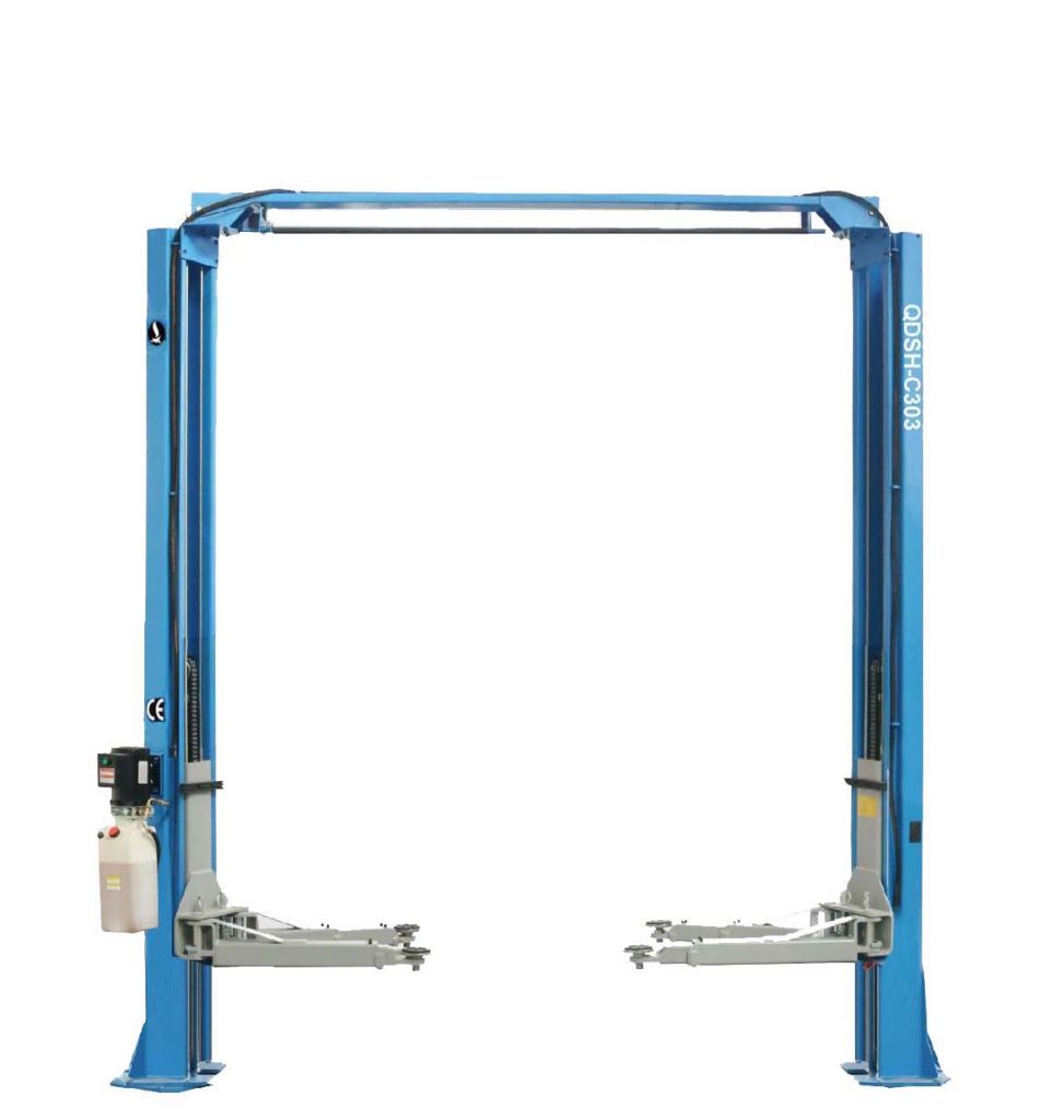 TWO POST CLEAR FLOOR CAR LIFT C303