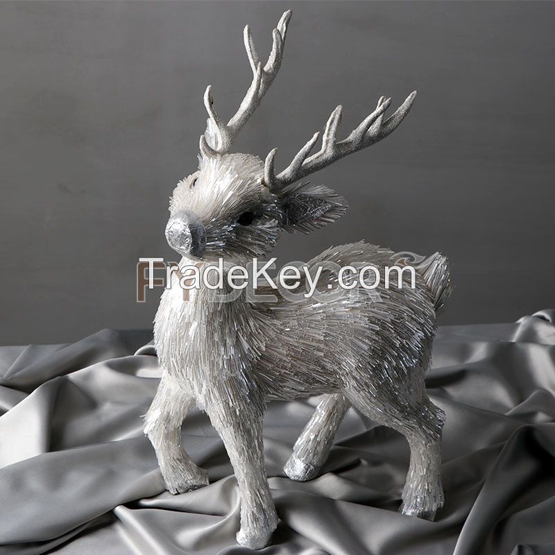 Christmas Deer Handmade Craft Reindeer Decaration