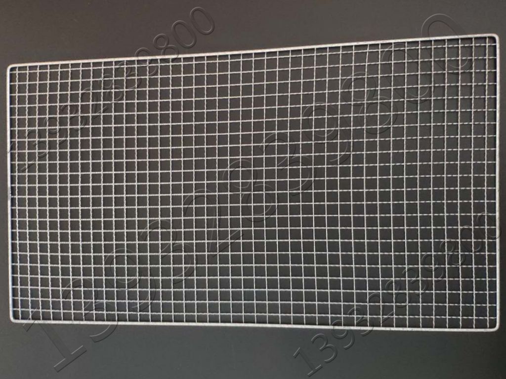 Galvanized iron wire square hole crimped wire mesh welded disposable bbq grills