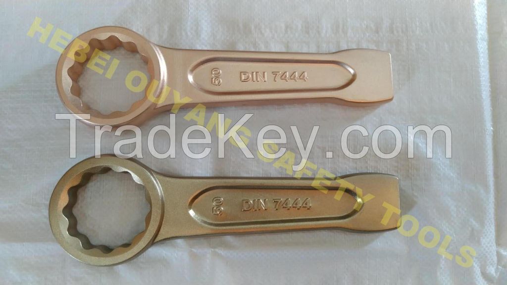Non-Sparking Tools Striking Wrench Spanner Box End Be-Cu ATEX