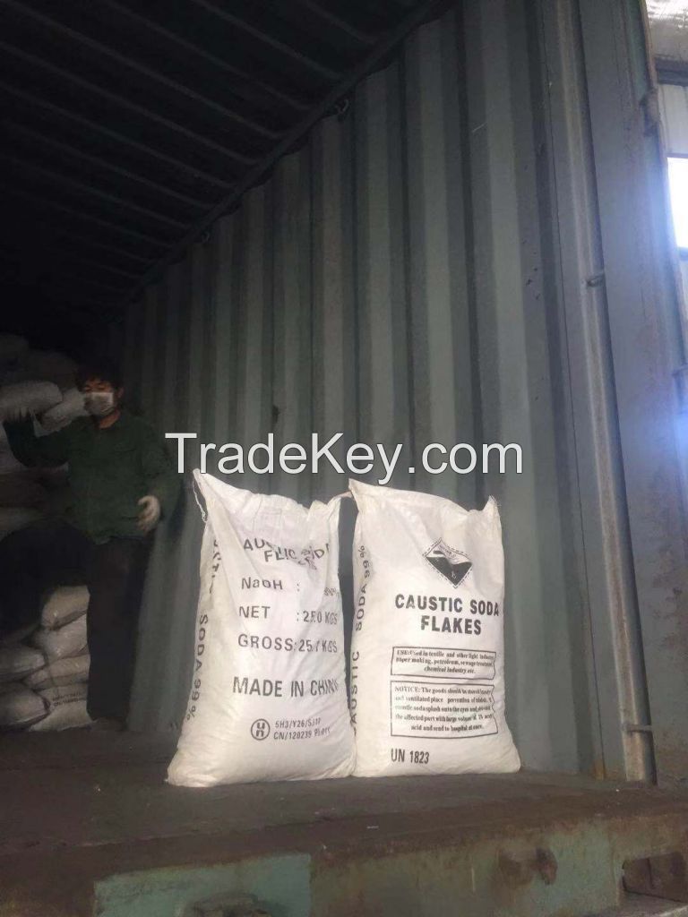 caustic soda flakes 99% industry grade for water treatment