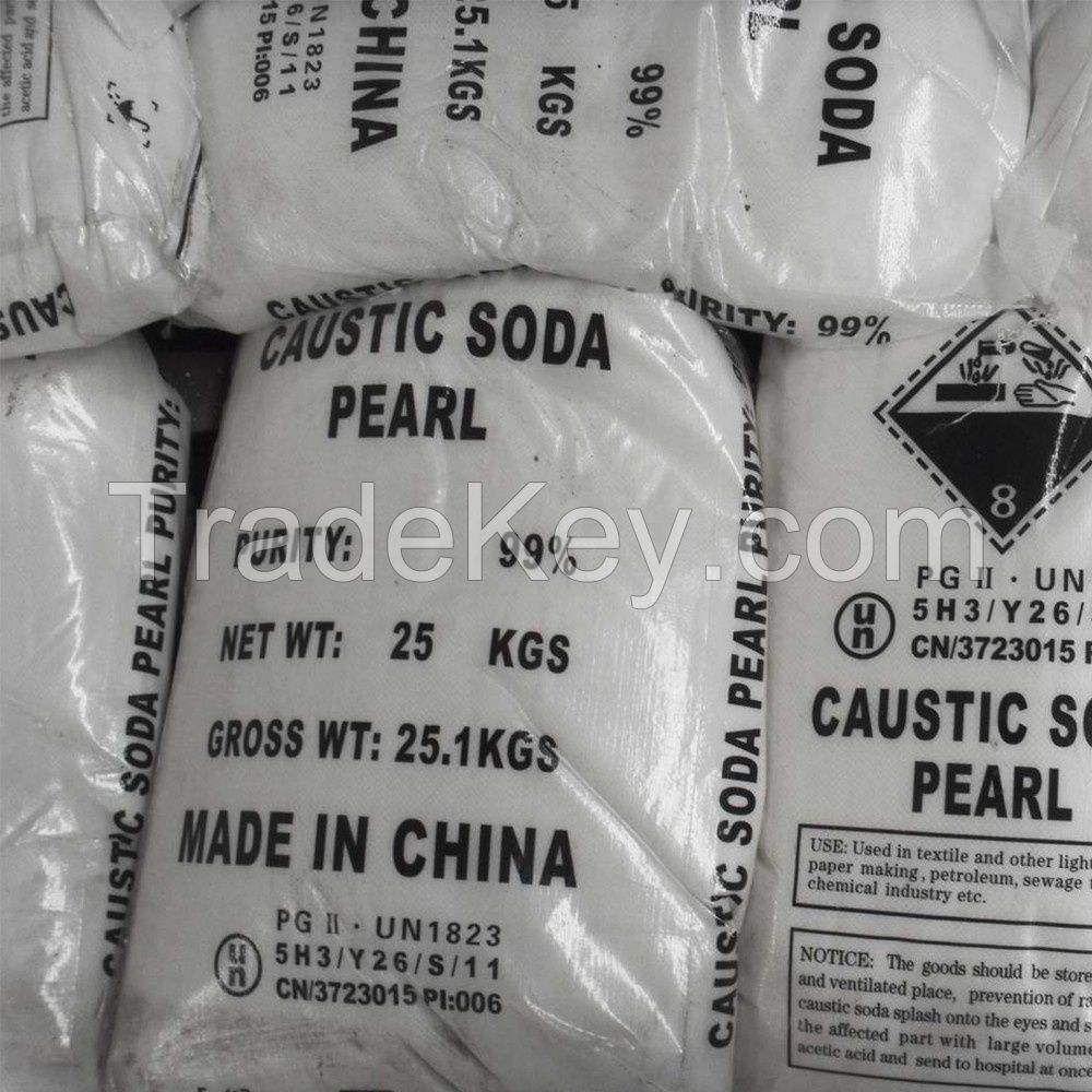 caustic soda pearls 99%/ NaOH/ sodium hydroxide