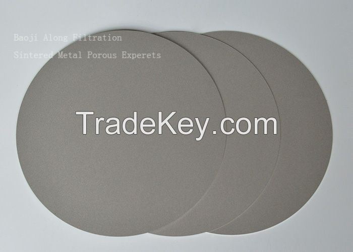 sintered porous metal filter disc