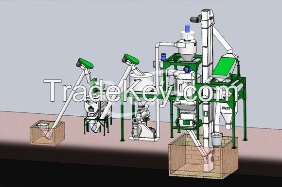 Poultry Feed Mill Machine Plant