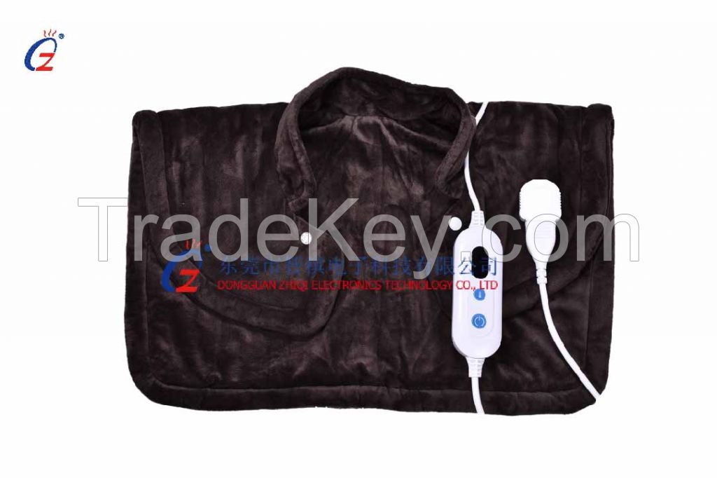 electric neck and shoulder heating pad with auto-off function
