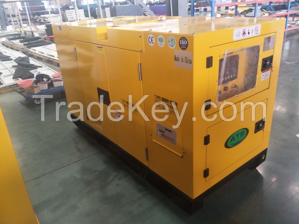 diesel generator set 16kw/20kva, with engine model 404A-22G1, silent type.