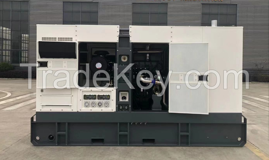 power generator sets 108kw/135kva, with engine model 1106A-70TG1, soundproof canopy type.