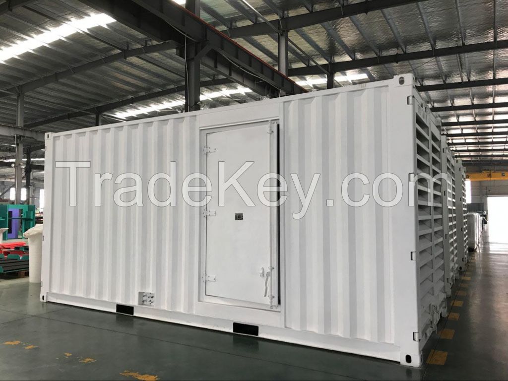 power generator 800kw/1000kva, with engine model KTA38-G5, with 20ft containerized type.
