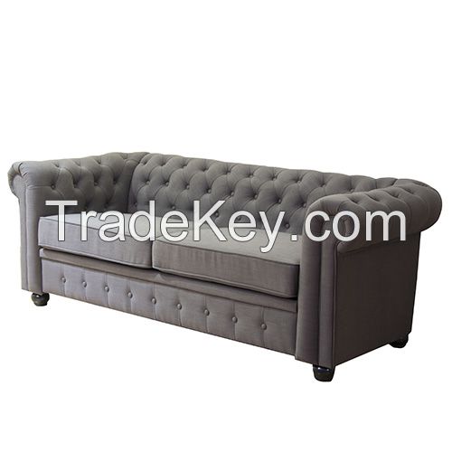 Classic European Style Linen Sofa
