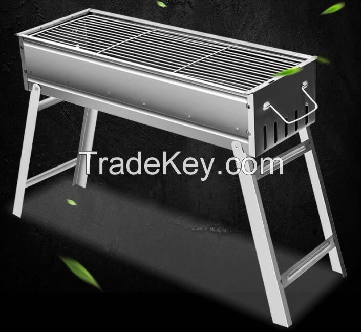 Camping folding bbq grill