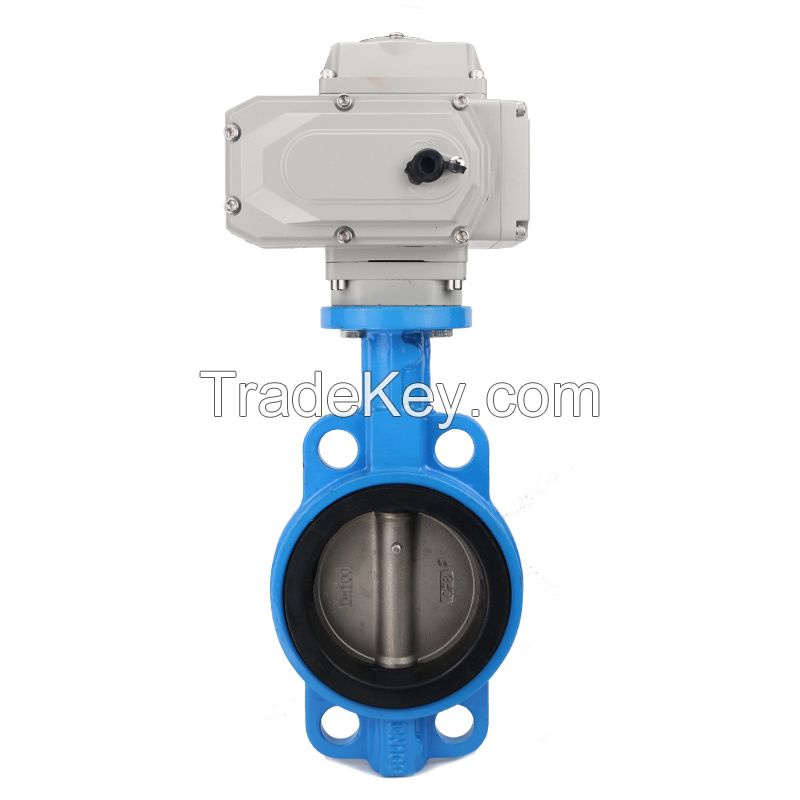 Sell Electric Ventilated Fluorine Lined Cast Iron Flanged Butterfly Valve For Sewage