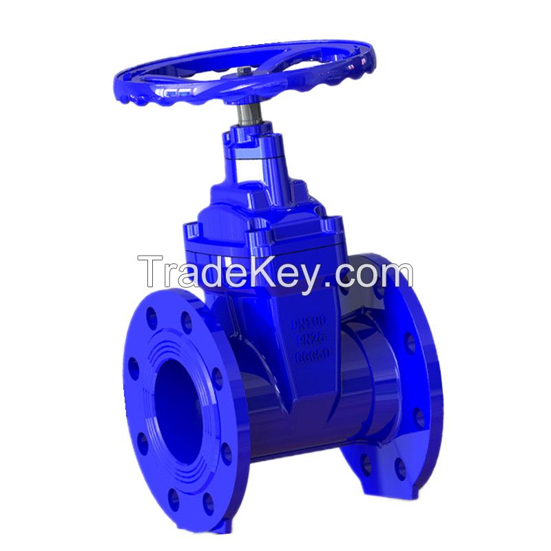 Sell PN25 Non-rising Stem Resilient Seated Ductile Iron Gate Valve