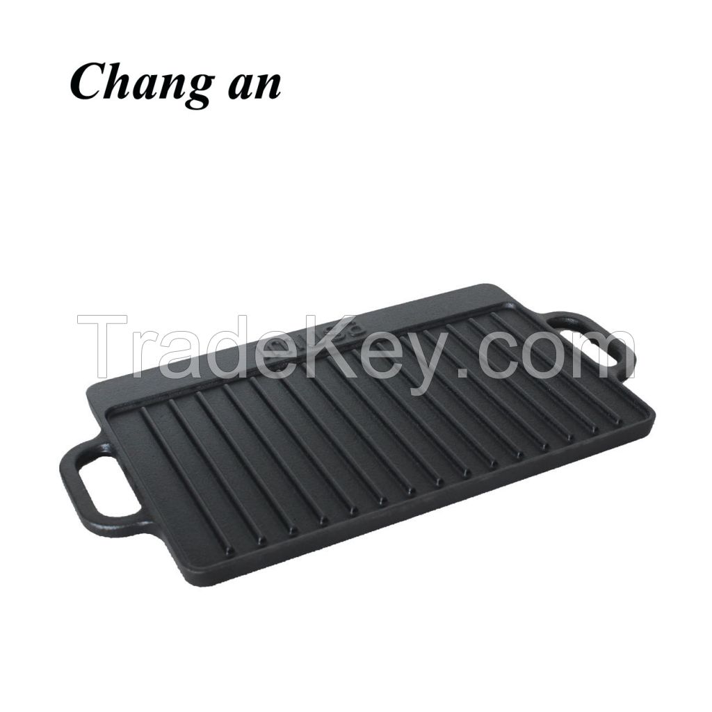 sell reversible cast iron griddle grill pan