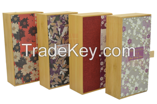 Wholesale Wooden Beverage Gift Packaging Boxes Luxury Design High Quality Custom Beverage Packaging Box