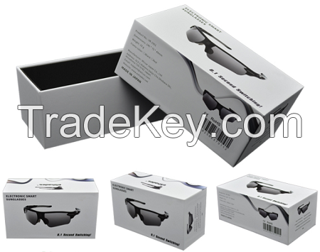 Lid And Base Sun Glasses Packing Cardboard Paper Case Custom Sunglasses Packaging Boxes