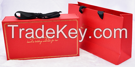 Luxury bespoke drawer box packaging for makeup cosmetic packaging paper box