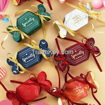 High Quality Toffee Candy Shape Packaging Box Kids Christmas Gift Box
