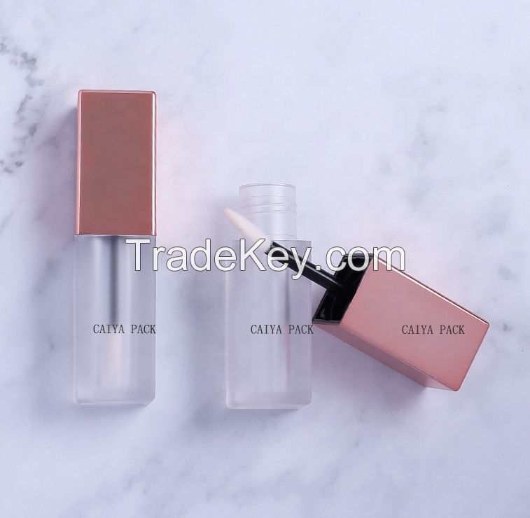 Luxury Frost Square Lip Gloss Tube with Wand