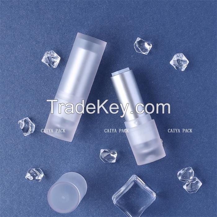 Plastic Round Frost Empty Lip Stick Tube Lip Scrub Container