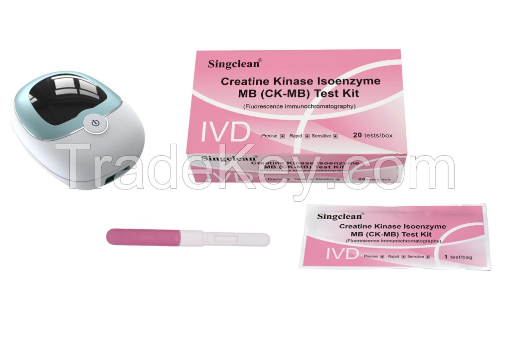 Sell Singclean Creatine Kinase-MB (CK-MB) Test Kit (Fluorescence Immunochromatography) Blood Test for Myocarditis self detection manufacturer from China