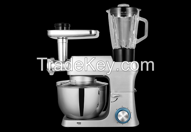 SM-1515BM STAND MIXER WITH BLENDER AND MEAT GRINDER, DOUGH MIXER WITH BLENDER AND MEAT GRINDER