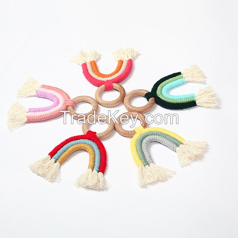 Baby Sensory Wooden Toys Educational Teether Toy Kids