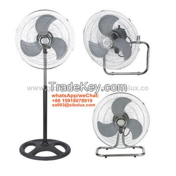18inch 3 in 1 industrial pedestal fan/ Vendilator