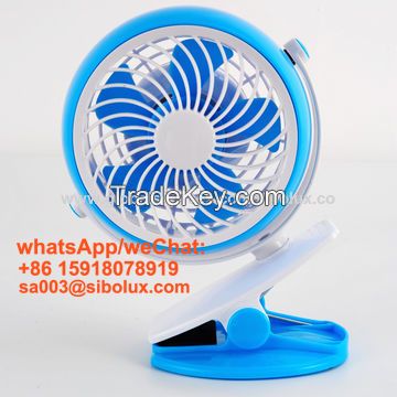 4 inch mini portable USB rechargeable fan