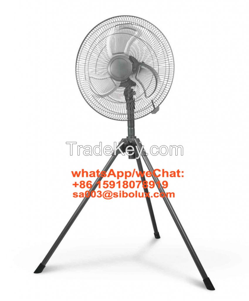 18 inch industrial metal construction tripod base fan