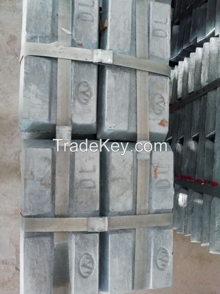 High quality zinc ingots 99.995