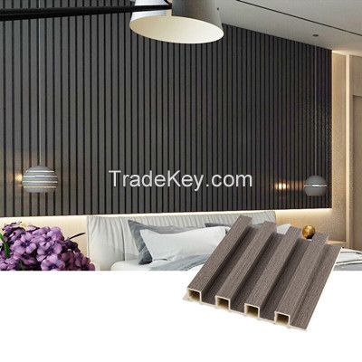 Cladding fluted Wood Plastic Composite WPC Wall Panel