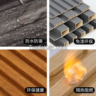 Fireproof Wood Plastic Composite WPC Wall Panel