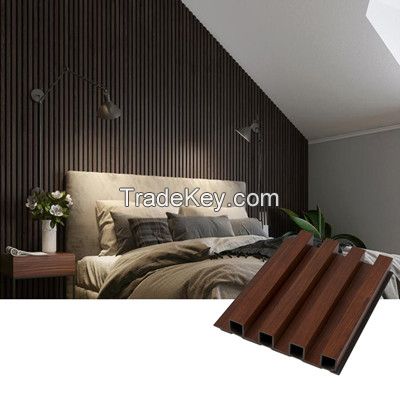 Indoor Decoration Bathroom Wood Plastic Composite WPC Wall Panel